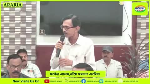 अररिया में सोशल डिजिटल मीडिया एक प्रेसर की तरह काम कर रहा है। वरिष्ठ पत्रकार परवेज़ आलम