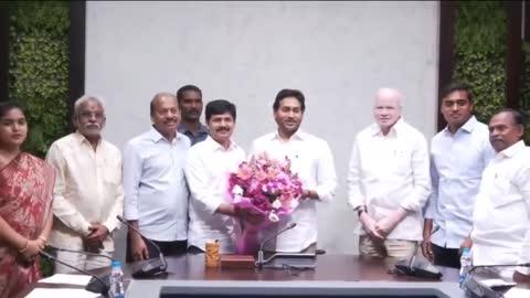 EX CM జగన్మోహన్ రెడ్డిని కలిసిన  ఎంపీ గురుమూర్తి #stv9