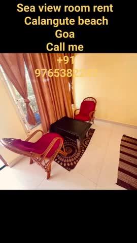 goa Calangute beach room rent