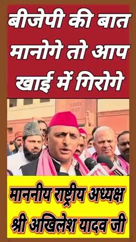 बीजेपी की बात मानोगे तो आप खाई में गिरोगे।" #shortvideo #viralvideo #trending #cmyogi #akhileshyadav