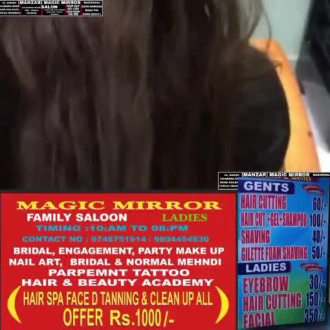 (MANZAR) MAGIC MIRROR SALON 
34, GIRISH CHANDRA BOSE ROAD KOLKATA 700014 (WARD 54) | 2/A,GOBRA ROAD KOL 700014 (WARD 59) | 32/H/1 SIR SYED AHMED ROAD KOL-700014 (WARD 54) | WAZIRGANJ GAYA NAWADA ROAD PIN 805131. 
HAIR CUT 40-100 , SHAVING 30-50
SPECIAL OFFER ONLY (MANZAR) MAGIC MIRROR WAZIRGANJ GAYA NAWADA ROAD PIN 805131.#saloon #hairstylist #haircolorist #hairspa #facial #salon #beauty #hairstyles #hair #mekup #hairtransformation #haircolor #haircut #nailart #tatoo #mehndi #makeupartist #salonstaff #salonowner #makeup #foryou #foryoupage #instagram #reelsinstagram #mustkeem #beauty #makeupartistkichori#