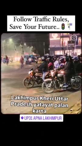 yatayat ka palan Karen bhai log helmet jarur lagaen