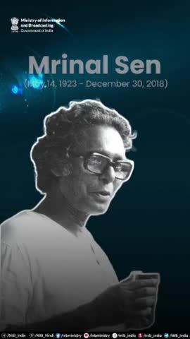 filmmaker Mrinal Sen"
Paying tribute to legendary filmmaker Mrinal Sen on his death anniversary.** #Paying #tribute to #legendary #filmmaker #MrinalSen  £deathanniversary. #mrinalinimukherjee #mrinalsen #mrinalini #westbengal #westbengaltourism #pray matic #bengali #bengalicinema #bengalcinema #bengalmovie #bollywoodsongs #award #filmmaking #filmmakers #filmmakersworld