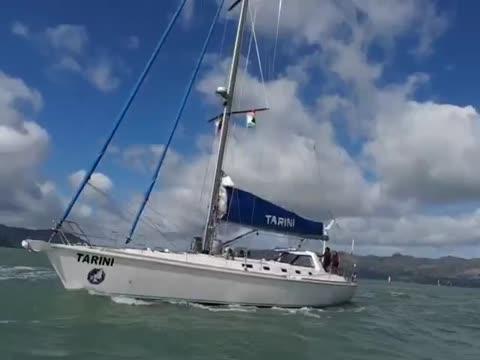 #NavikaSagarParikrama_II
#INSVTarini⛵ left Lyttelton Port, New Zealand for its onward passage to Port Stanley (Falkland Islands).
The third leg of approx 5600 nm (10400 km) is the longest and the most challenging leg. 
For more: