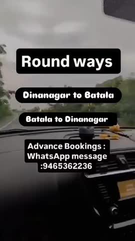 Dinanagar to Batala
Batala to Dinanagar
Booking