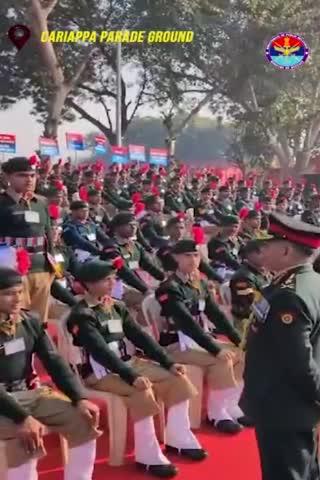 NCC cadets, Josh?" 
Watch | An electric reply by NCC cadets when Chief of the Army Staff General Upendra Dwivedi asked "How's the Josh?" 
#nccrepublicdaycamp2025 
@ncc_all_india_friends #ncc #nccdalat #nccindia #ncccadets #nccsg #sd #jd #nccgirl #nccindia🇮🇳 #upendra #upendradwivedi #armylover #republican #republicday