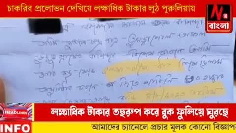 চাকরির প্রলোভন দেখিয়ে লক্ষাধিক টাকা তছরূপের অভিযোগ প্রমাণিত