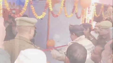 लहरपुर में दूसरी चौकी का पुलिस अधीक्षक ने  फीता काट कर किया उद्घाटन