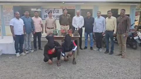 दोंडाईच्या घरफोडी करणाऱ्या टोळीचा परदा फाश 4 जण ताब्यात