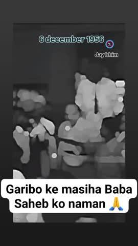 Garibo ke maseeha Baba Saheb Ambedkar ke mahaparinirwan divas pr koti koti naman. Jai hind vandematram 🙏