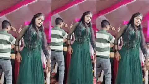 जहानाबाद: बारात में नर्तकी को जबरन हथियार थमाने का वीडियो वायरल, पुलिस जांच में जुटी।