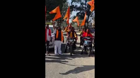 जय श्री राम के जयघोष के साथ शुरू हुआ बाइक रैली, क्षेत्र हुआ राम मय