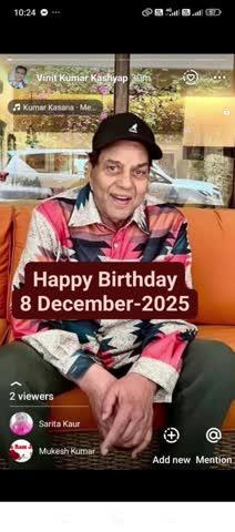 Episode - UU-29
आज 8 दिसंबर को धर्मेन्द्र का जनम दिन है..... 
अभी १५- १६ ऐपिसोड पेश करना शेष है, जो समय मिलने पर होंगे....