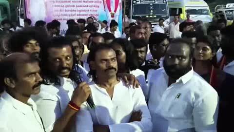 பெருந்தலைவர் காமராஜர் அவர்களை இழிவாக பேசிய யூடியுப்ர் முக்தார் அவர்களை கண்டித்து தூத்துக்குடியில் பெருந்தலைவர் மக்கள் நல சங்கம் சார்பாக  எஸ் பி மாரியப்பன்  தலைமையில் கண்டன ஆர்ப்பாட்டம் நடைபெற்றது