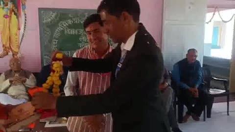 बांसखोह में परीक्षा यज्ञ उच्च माध्यमिक आदर्श विद्या मंदिर स्कूल