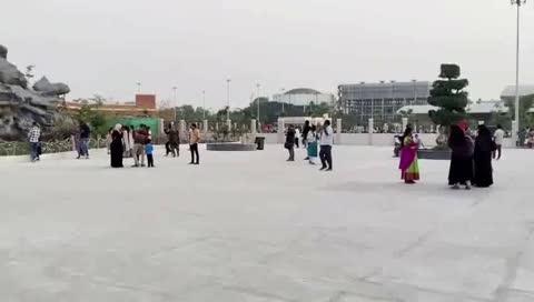 செம்மொழி பூங்காவில் வள்ளி கும்மி ஆட்டம் நிகழ்ச்சி. மக்கள் கண்டு ரசித்தனர்.