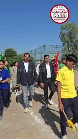 હાલોલની સરસ્વતી વિદ્યા મંદિર ખાતે વિવિધ રમતોની સ્પર્ધાનું આયોજન કરાયું