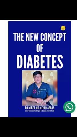 The 10 Prime Salient Feature Of The Book," The New Concept Of Diabetes :
🛑My Dream book,
The New Concept Of Diabetes,
🛑 Mission Diabetes Free India,
🛑 Author Dr Meher Abbas,
🛑 Medical Science Based Strategies based on 30 + years of Scientific,
compilation of Research Based Diabetic Info,
🛑 This Book will give you The New Concept that Diabetes is not caused due to lack of Insulin it is caused due to Insulin Resistance,
🛑 Insulin resistance is reversible so diabetes can be reversed,
🛑 It will create awareness amongst people to reverse their Diabetes,
🛑 This book is a boon to Mission Diabetes Free India,
🛑 With the help of this Book we can eradicate Diabetes like Polio from India.
🛑 This Book Gives You Complete Knowledge Regarding Food Science , Sellection Of Foods For A Diabetic On The Basis Of Estimated Glucose Load(EGL Value) Of That Particular Food With The Help Of EGL Chart , Tools & Techniques .