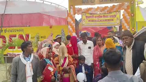 बहुजन मुक्ति पार्टी के प्रदेश सचिव पहुंचे सामूहिक विवाह कार्यक्रम में जोड़ों को दिया आशीर्वाद जय मूलनिवासी जय भारत जय भीम जय संविधान