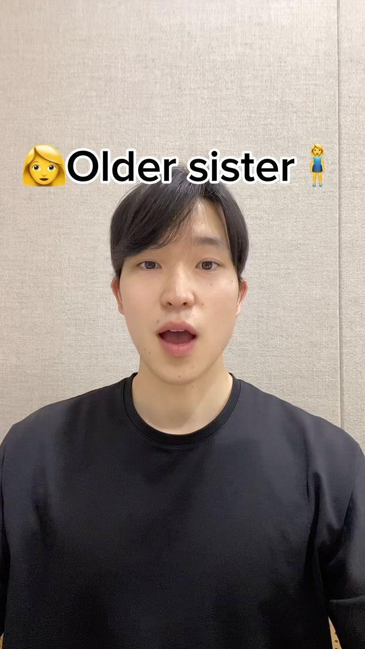 ‘Older sister👩' in korean🇰🇷