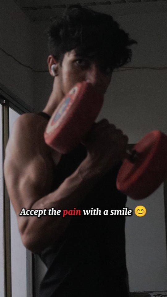 Accept the pain 💯