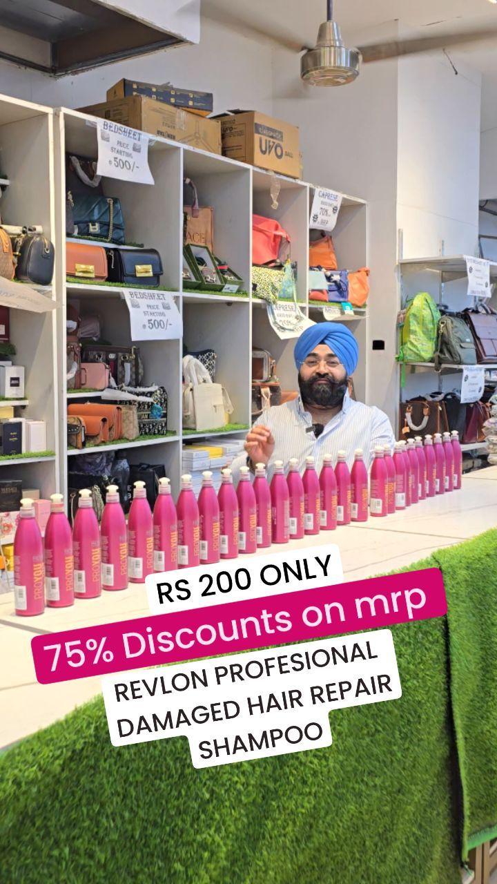 Revlon Profesional Damaged Hair Repair Shampoo MRP Rs 825 My Best offer Rs 200 only 350ml WhatsApp 9953755855,9710151313 for orders and location