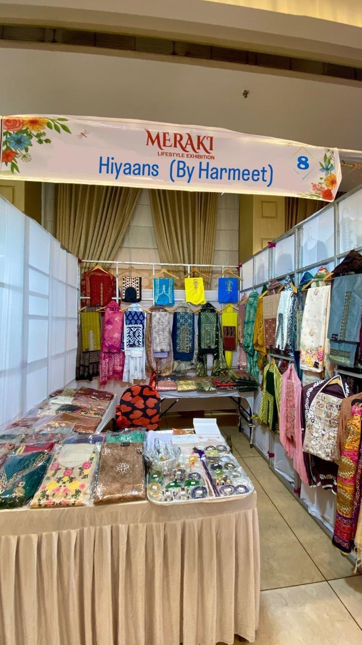 Visit us at TGS Hotel in Katni for exclusive crepe, muslin, linen, cotton, digital printed, handwork suits, Last 2 Pakistani Duppatta & Real Crystal bracelets, rings, Malas