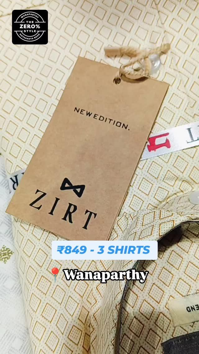 3 SHIRTS ONLY ₹849
#viral #trending #wanaparthy #explore #reels #instagram#menswear #explorepage #support #supportguy #followｍe zero_percent_wnp