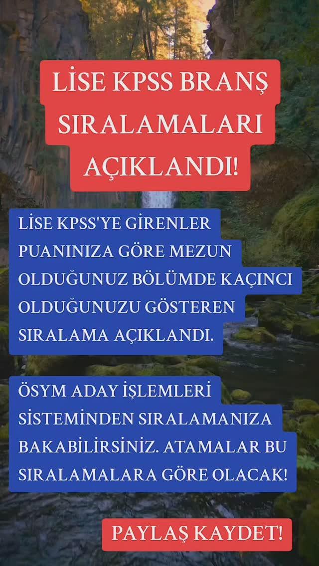 📢 Lise KPSS'ye Girenler Dikkat! Sıralamalar Açıklandı!