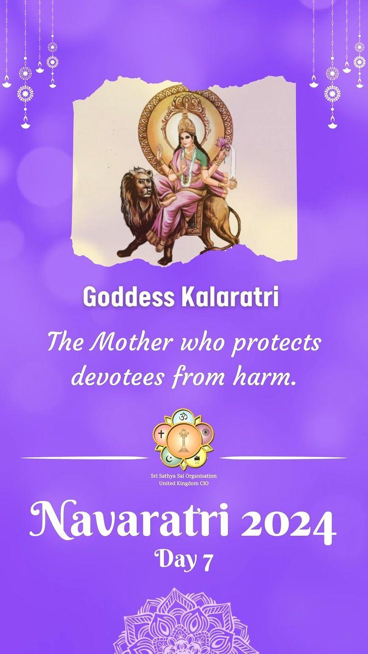 Day 6 is dedicated to Godess Kalaratri, the Mother who protects devotees from harm