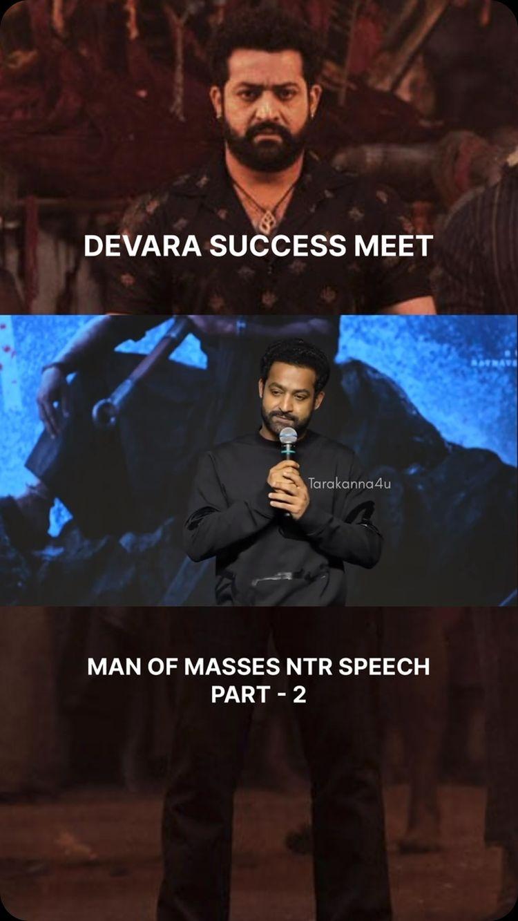 #ManOfMassesNTR Speech At #Devara Success Meet Part 2