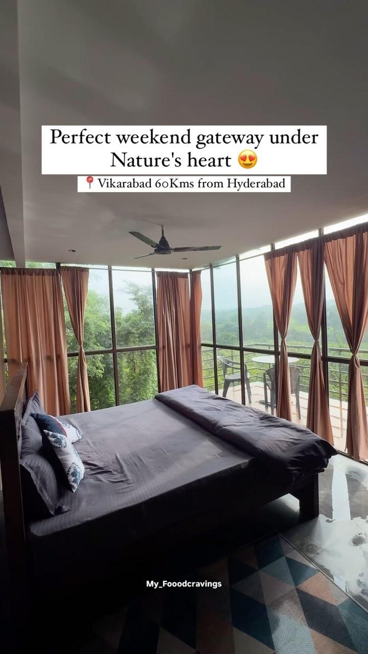 Perfect Weekend Gateway under Nature’s Heart 

laforestresort 
📍Vikarabad 60Kms from Hyderabad 

Contact: 7036333300, 8008000264

Ac and Non Ac rooms 
Large rooms with extra space
Couples Room 
Infinity Swimming Pool

for more such content, Follow my_fooodcravings