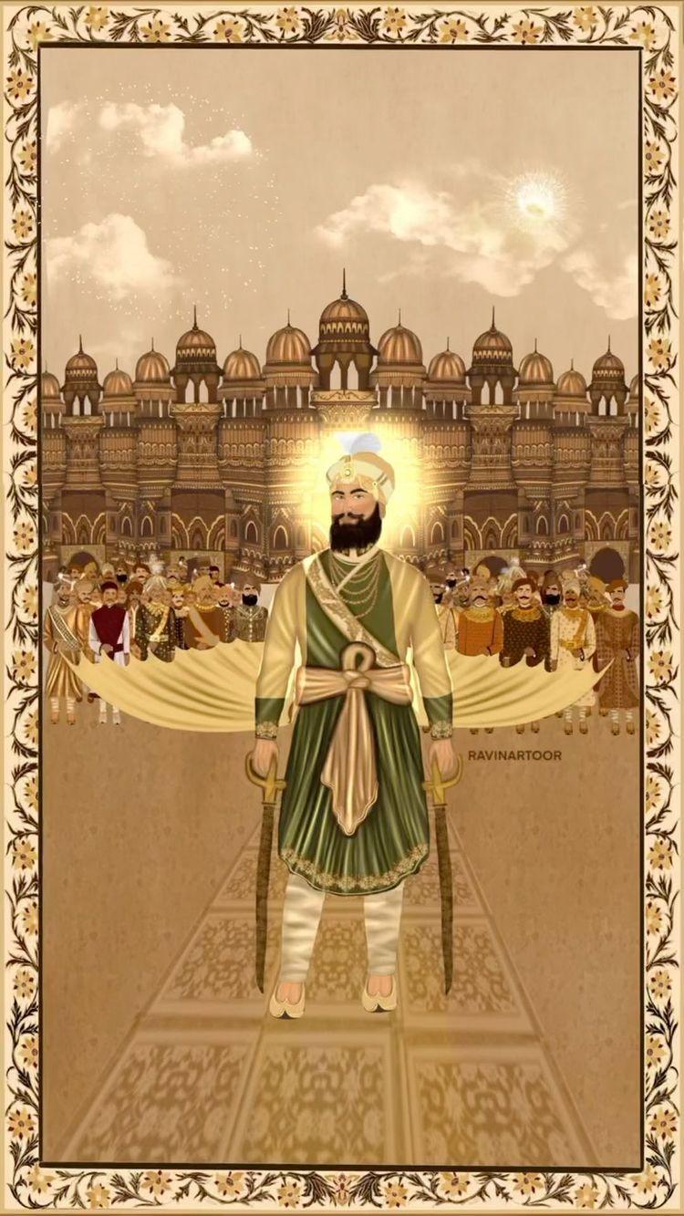 happy Bandi Chhor Divas and Diwali today
Artwork - ravinartoor 

For those of you wondering, the Bandi Chhor Divas is a Sikh celebration and the primary reason why we Sikhs rejoice in the festivities on the day of Diwali
This day marks Guru Hargobind Singh Ji’s - the sixth guru of the Sikhs - and humanity’s triumph over Jahangir’s evil regime
Following his refusal to pander to the Mughal emperor’s commands, Guru Hargobind was imprisoned in the Gwalior Fort, where he joined 52 other Hindu Princes
After spending years in the prison - despite having had enough prowess and chances to free himself - the Guru was finally set free; however, he insisted that the other prisoners, who had been wronged by the regime - leave with him, too
Jahangir, oblivious to Guru Hargobind’s astute nature, said that anyone who could hold on to his cloak could leave
Guru Hargobind then had a special cloak crafted, which had 52 tails to it
As the Guru walked out of the gates, he managed to free 52 princes with him, leaving Jahangir in utter shock, dismay and devastation
Wasn’t to be the only time this happened to him, mind
The day the Guru returned to Amritsar, the entire city, already basking in the joys of Diwali, had itself another reason to celebrate
Humanity had another reason to celebrate
Remember, the good always bests the bad, even if it takes a little longer
It’s what Ram and Guru Hargobind Singh have taught us anyway