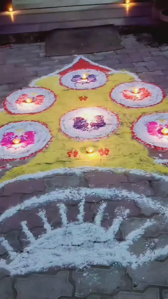 दीपोत्सव, हनुमान मंदिर पर 🌹🙏🌹💡