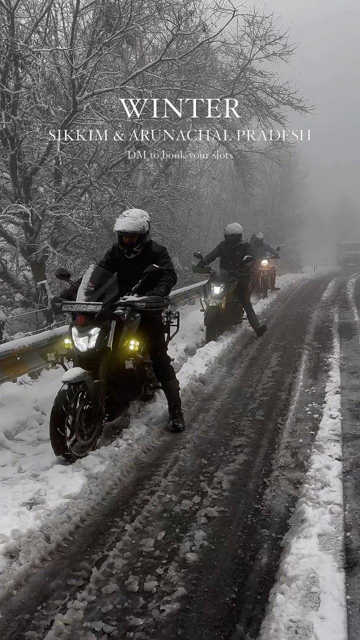 Join our winter sikkim & Arunachal Pradesh trips from Jan , Feb & March batches
DM to get more details
We will do extreme snow rides and with proper safety & precautions
Whatsapp or call us here - 9064329045