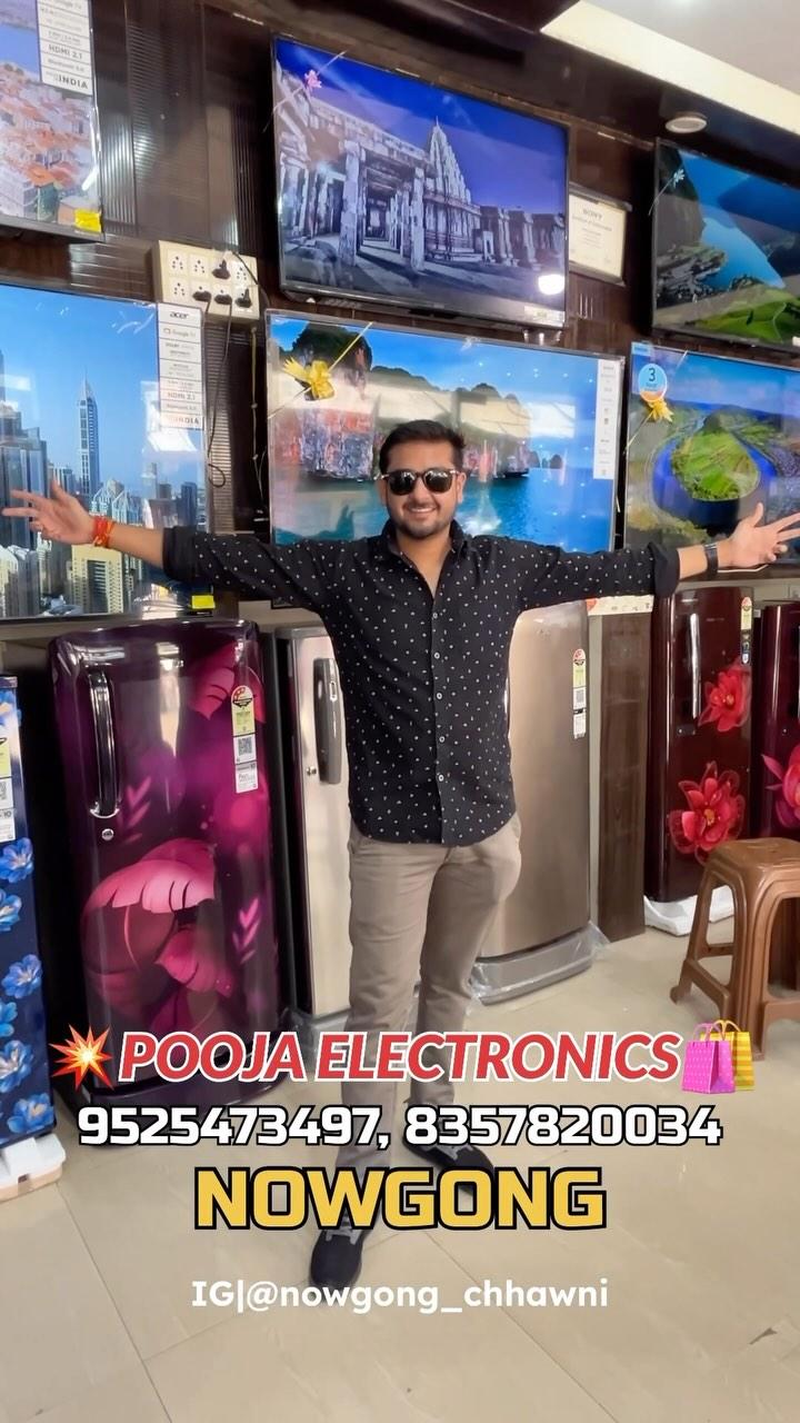 POOJA ELECTRONICS NOWGONG🛍️🤩DIWALI SPECIAL Electronics Sale is LIVE♦️‼️😍✅ Exiting offers on all Electronics items😍✅
DIWALI Special BUMPER OFFER🎁Nowgong_chhawni✅ का नाम बताकर अपना स्पेशल गिफ्ट लेना मत भूलना😍🎁✅
‼️Contact-9425473497, 8357820034‼️
Address- Kothi Chauraha, Nowgong Bundelkhand‼️