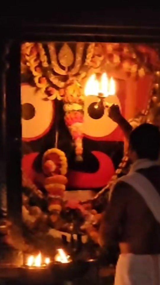 Today's Mangala Alati⭕️❗️⭕️🙏😍😌
Jay Jagannath 🙏 
28/10/2024