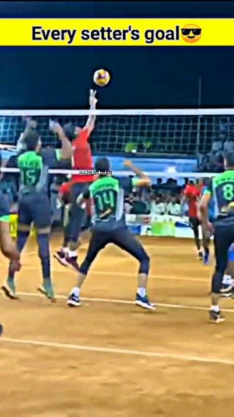 Every setter's goal😀🔥|