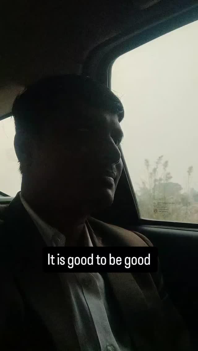 It is good to be good