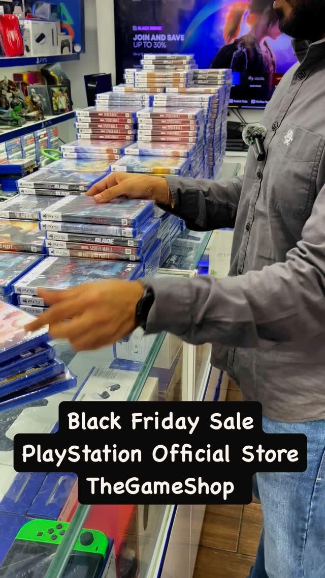 Black Friday sales on PlayStation Games is live thegameshop.in ishopsolution 
Do visit out wave mall store or Hazratganj store to grab these offers