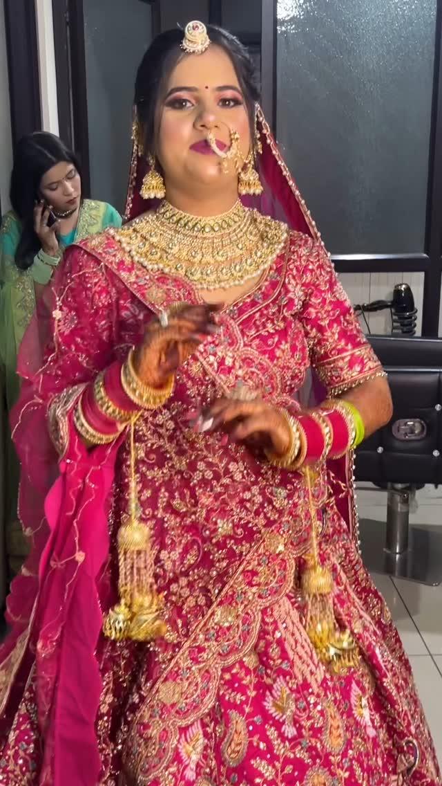 Ruchi makeover #bulandshahr bridal look makeup lovers#