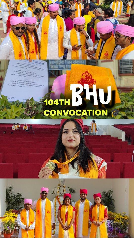 BHU का महापर्व 104वां दीक्षांत समारोह 14-16 दिसंबर तक मनाया जाने वाला है। इसमें 450 से अधिक मेडल और लगभग 16 हजार डिग्रियां वितरित की जानी है। पूरा देश जहां अपने दीक्षांत समारोह में पश्चिमी संस्कृति का पालन करता है वहीं BHU अपना दीक्षांत समारोह अपनी संस्कृति में मना कर गौरवान्वित महसूस करता है
इस दीक्षांत समारोह में मुख्य अतिथि के रूप में आईआईटी बीएचयू के पूर्ववर्ती छात्र और जिस्केलर कंपनी के संस्थापक जय चौधरी होने वाले हैं
अपने सभी दोस्तों को शेयर करें
और दीक्षांत समारोह में अपने पुराने दोस्तों से मिलकर याद ताज़ा करें
Follow :- banarasi.zindagi