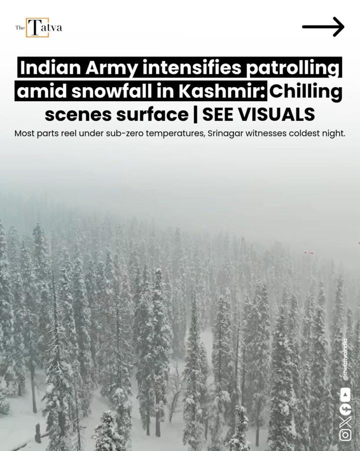 With heavy snowfall along the Line of Control (LoC) in Jammu and Kashmir, security agencies have heightened vigilance along the International Border (IB) 

Heavy snowfall in December and January makes infiltration routes via mountain passes in north Kashmir’s Baramulla and Kupwara districts and Jammu’s Rajouri and Poonch districts impassable
Given this reality, security agencies anticipate that Pakistan-based terror outfits may shift their focus to the plains using the relatively lower terrain of the IB in Jammu, Samba and Kathua to infiltrate
Hence, both the Army and the BSF are focussing on strengthening surveillance and response capabilities along the IB