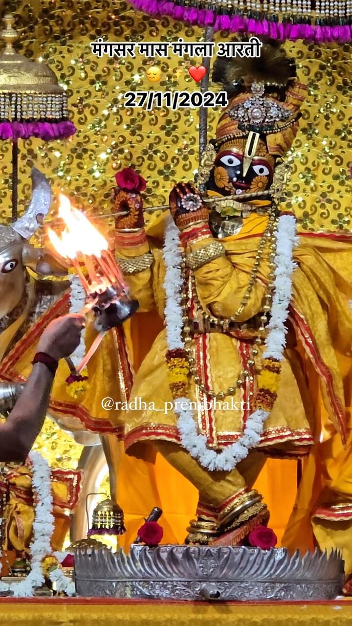 जयपुर के आराध्य देव भगवान ठाकुर श्री गोविन्ददेवजी मन्दिर मंगला आरती दर्शन ✨🌹❤️🙏
•
दिनांक: 27/11/2024
•
•
•
•