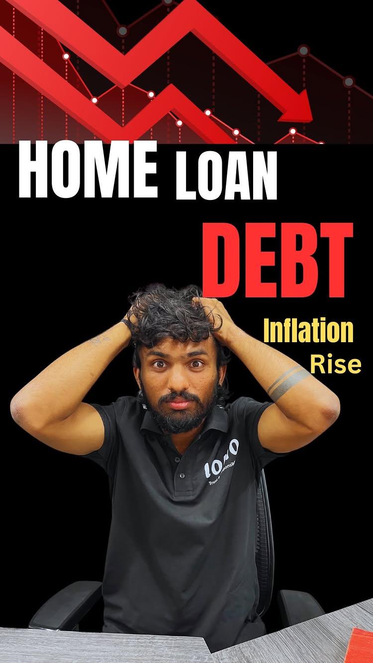 DEPT INCREASE ON HOME ?“
Inflation is pushing up interest rates—how does this impact your home and property loan in India?”

As inflation rises, the Reserve Bank of India (RBI) has responded by hiking interest rates
This not only raises your monthly EMI but can also extend the tenure of your loan
With longer loan tenures, the total interest paid over the life of the loan increases, meaning you’ll end up paying more on your principal amount
While the rate hike aims to control inflation, it’s making home loans more expensive, and could significantly affect your budget if you’re planning to buy or refinance property
Understanding this dynamic is crucial for anyone looking to navigate the changing real estate and lending landscape in India