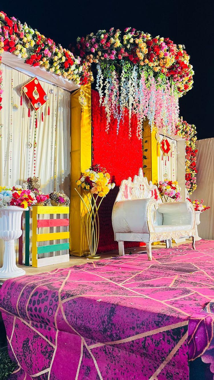 Opening
1st work

DM for all this service 

👉🏻Wedding decorations 
👉🏻reception decorations 
👉🏻haldi decorations 
👉🏻mehandi decoration 
👉🏻flower decorations 👉🏻ringceremony decoration 👉🏻birthday decoration 
👉🏻first night bedroom decorations 
👉🏻party decoration 
👉🏻gate decoration 
👉🏻entry decoration 
👉🏻mandap decoration 
👉🏻stage decoration 
👉🏻party plot decoration 
👉🏻outdoor decoration 
👉🏻indoor decoration 
👉🏻light decoration 
👉🏻hotel decoration 
👉🏻home decoration 
👉🏻balloon decoration
4payi decoration 
#decoration #opning #decor #viral #koderma #like #instalike #jhumritelaiya #insta #mehndi #stage #gate #mandap #4payi #decorationlover #haldi #work #viral #instagram #royaldecor aaisi decoration ke liye contact kre royal decoration ko