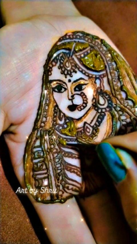 Bridal figure mehndi designs ❤️