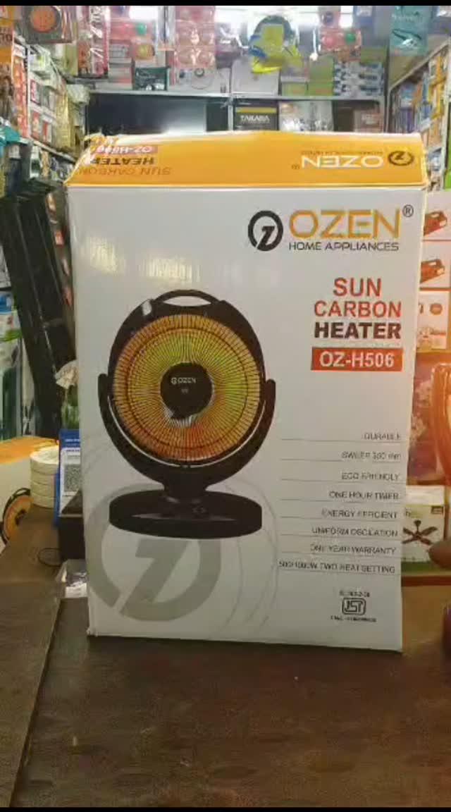 Room Heater Available 🔥🔥

- Eco Friendly
- One Hour Timer
- Uniform Oscillation
- 500/1000 Two heat setting