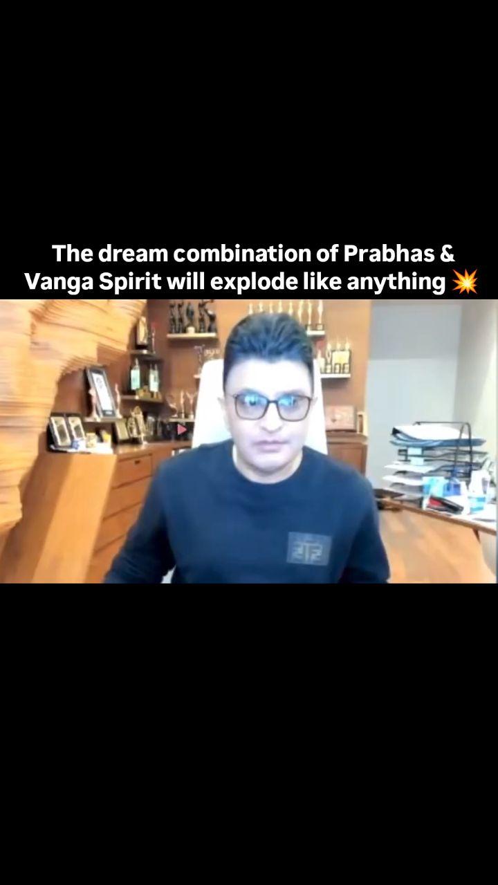 Prabhas is super excited with SRV 😁🔥