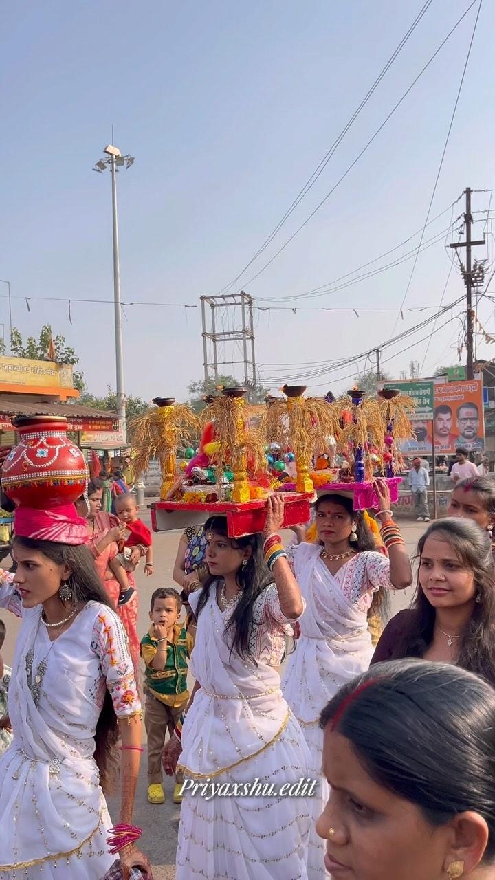 जेठौनी गौरा गौरी विसर्जन 🥹❤️